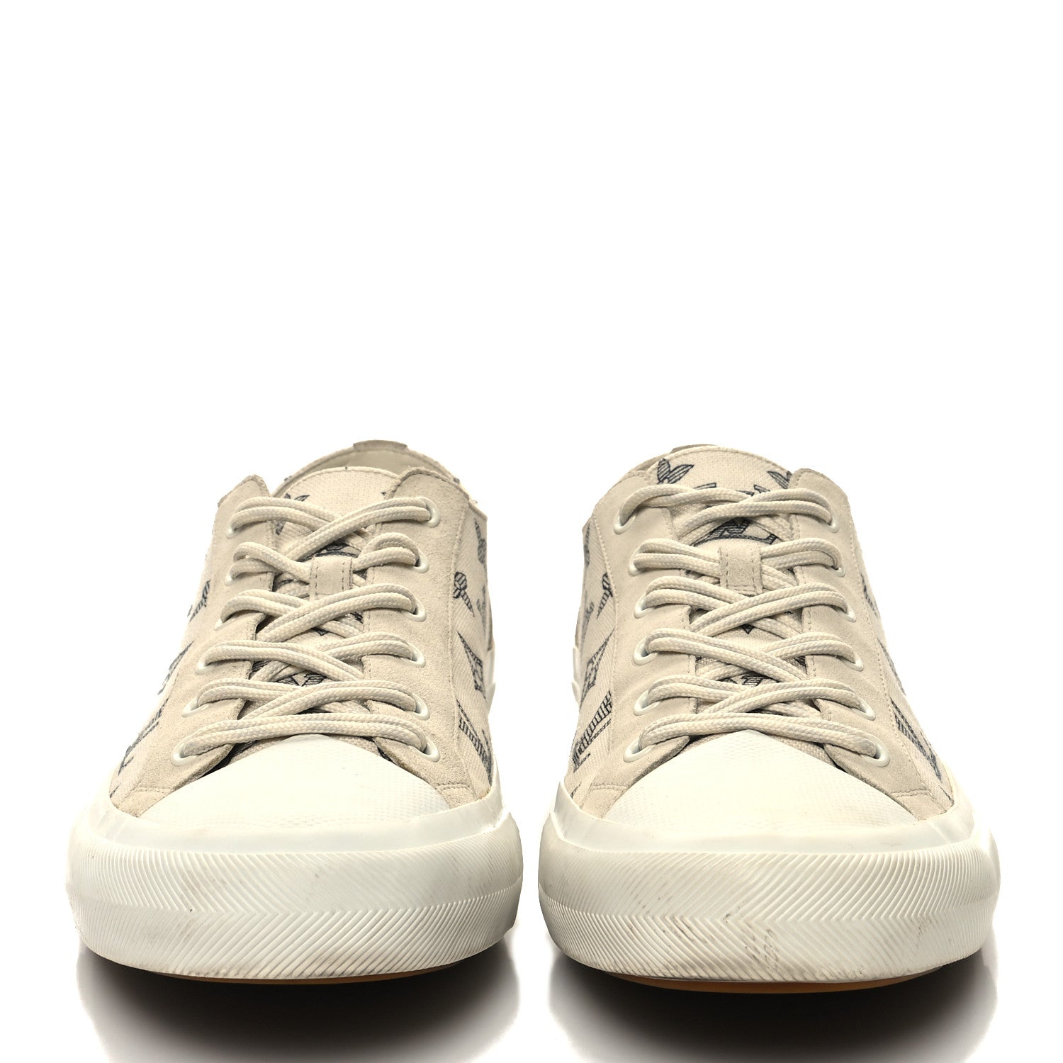 Louis Vuitton Canvas Suede Monogram Mens Tattoo Sneaker Boots 8.5 Dune 2 of 8