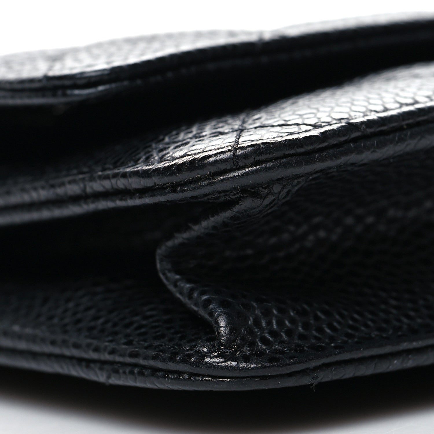 Chanel Caviar Quilted Wallet on Chain WOC Black 10 of 12