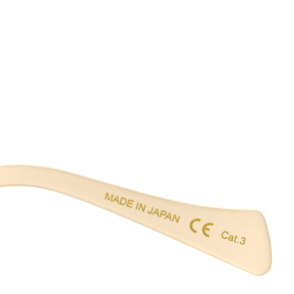 Gucci Metal Square Frame Sunglasses GG0970S Gold Grey 5 of 7