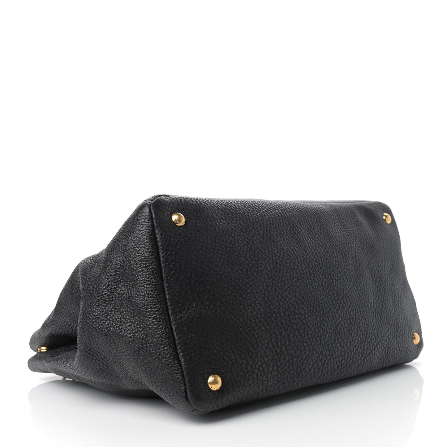Vitello Daino Tote Black