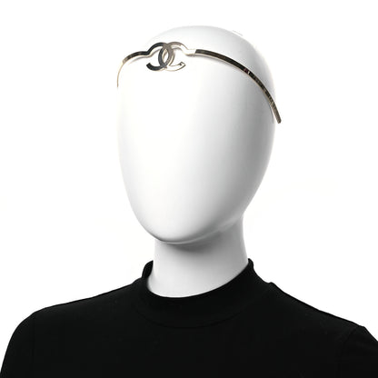 Chanel Metal CC Headband Light Gold 2 of 8