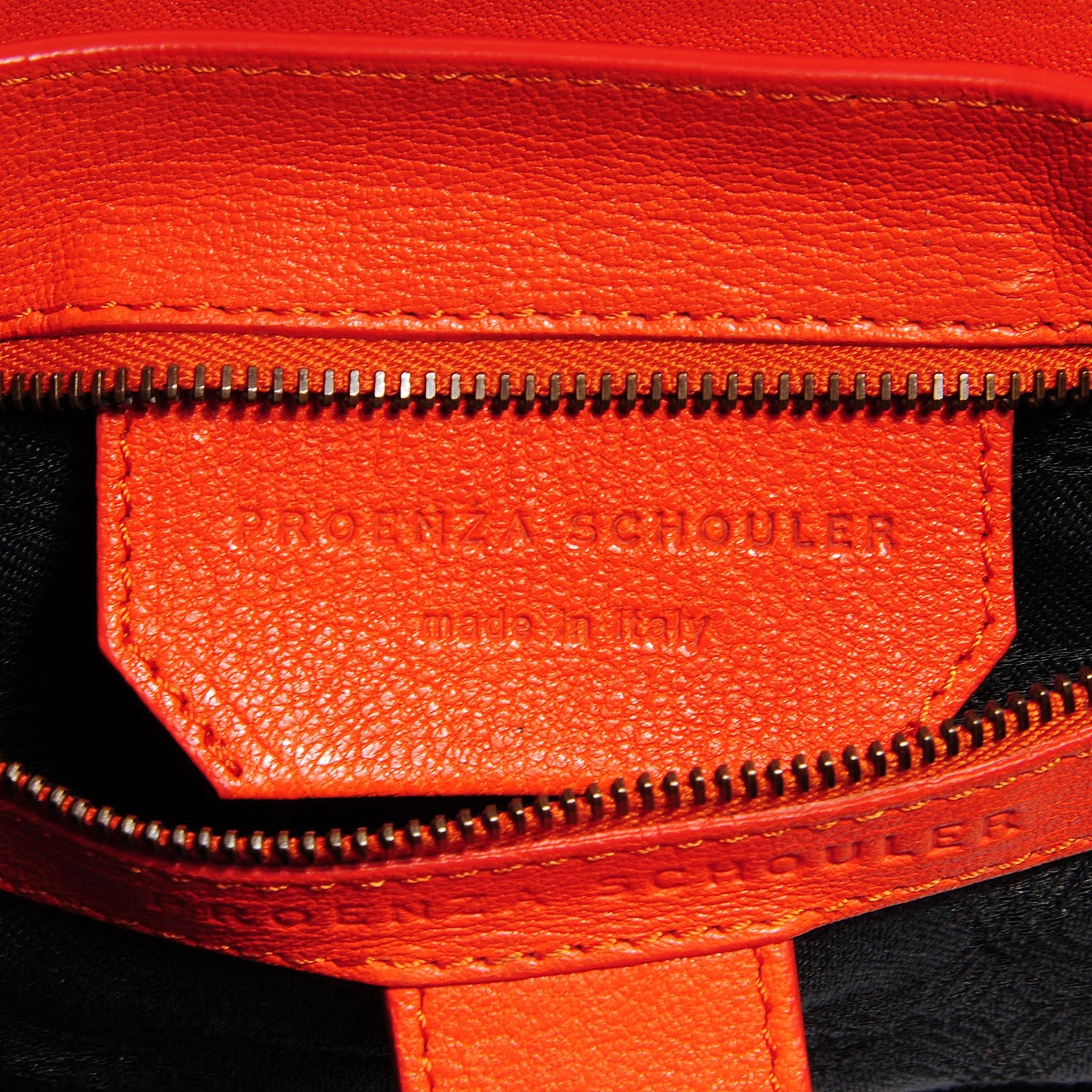 Proenza Schouler Lambskin PS1 Medium Satchel Orange 6 of 12