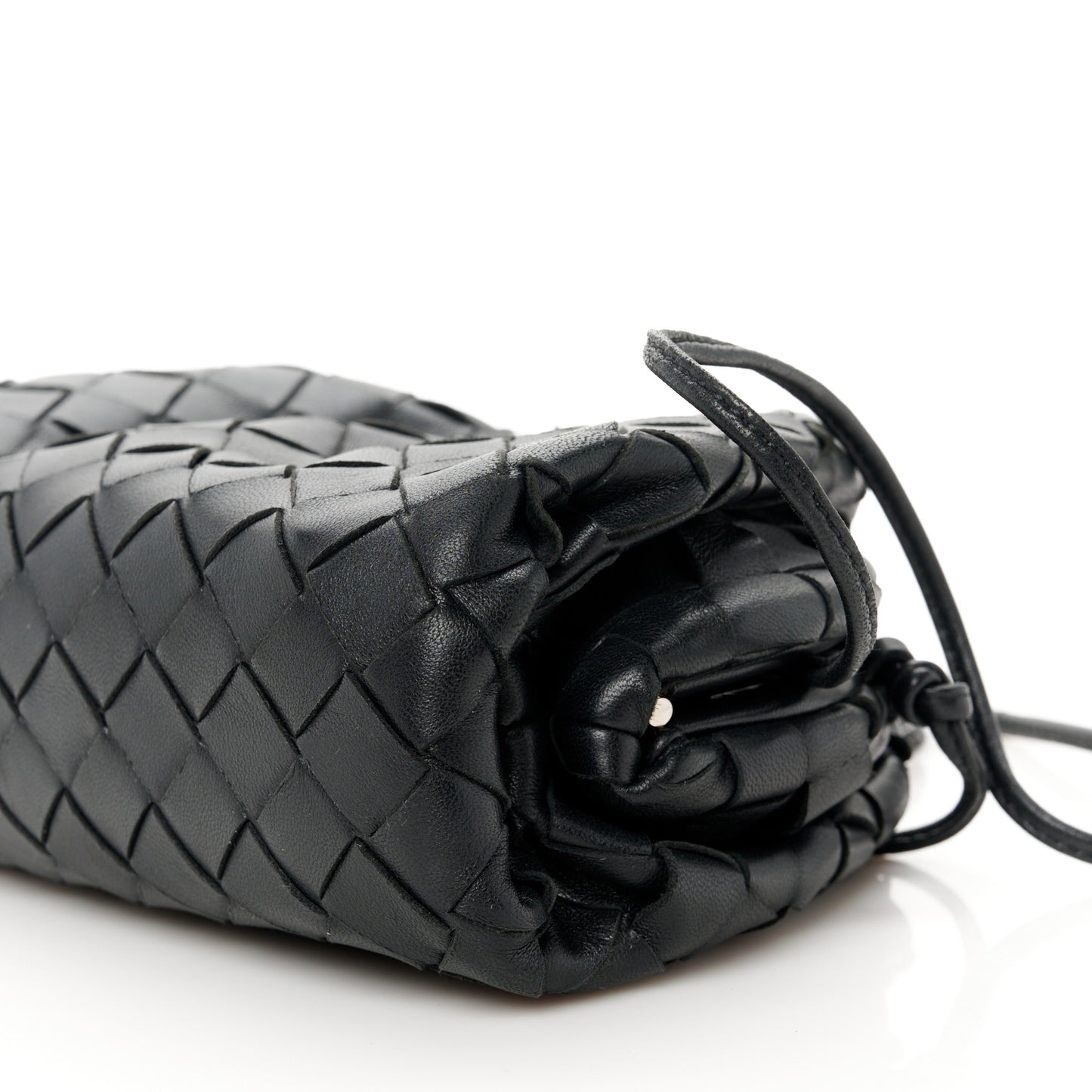 Nappa Intrecciato The Mini Pouch Black