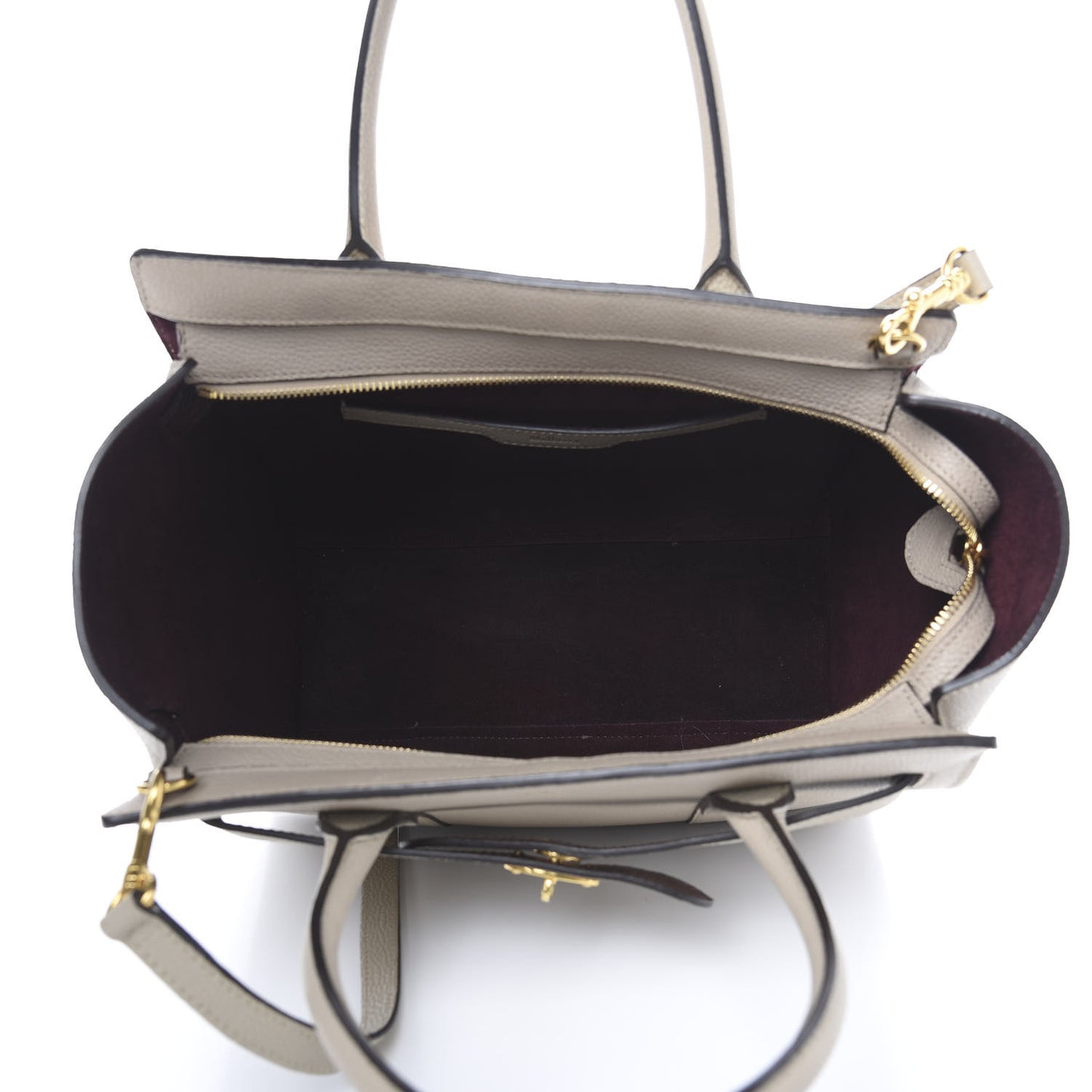 Classic Grain Small Bayswater Zip Tote Dune