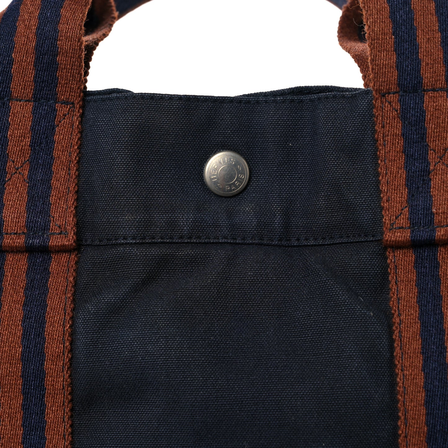 Canvas Herline Tote MM Navy