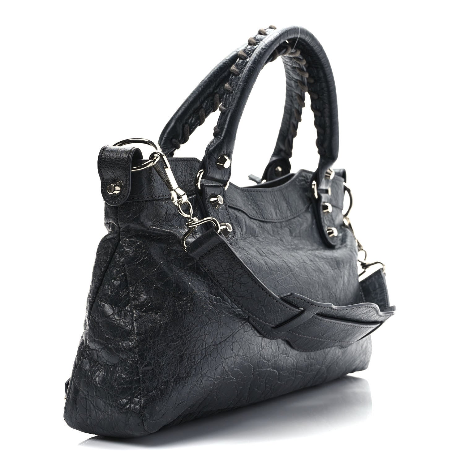 Balenciaga Agneau Classic Silver Hardware First Gris Fossile 3 of 8