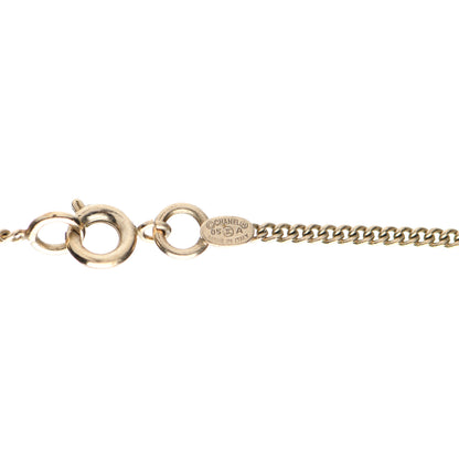 Chanel Metal Flap Bag Necklace Gold 4 of 4