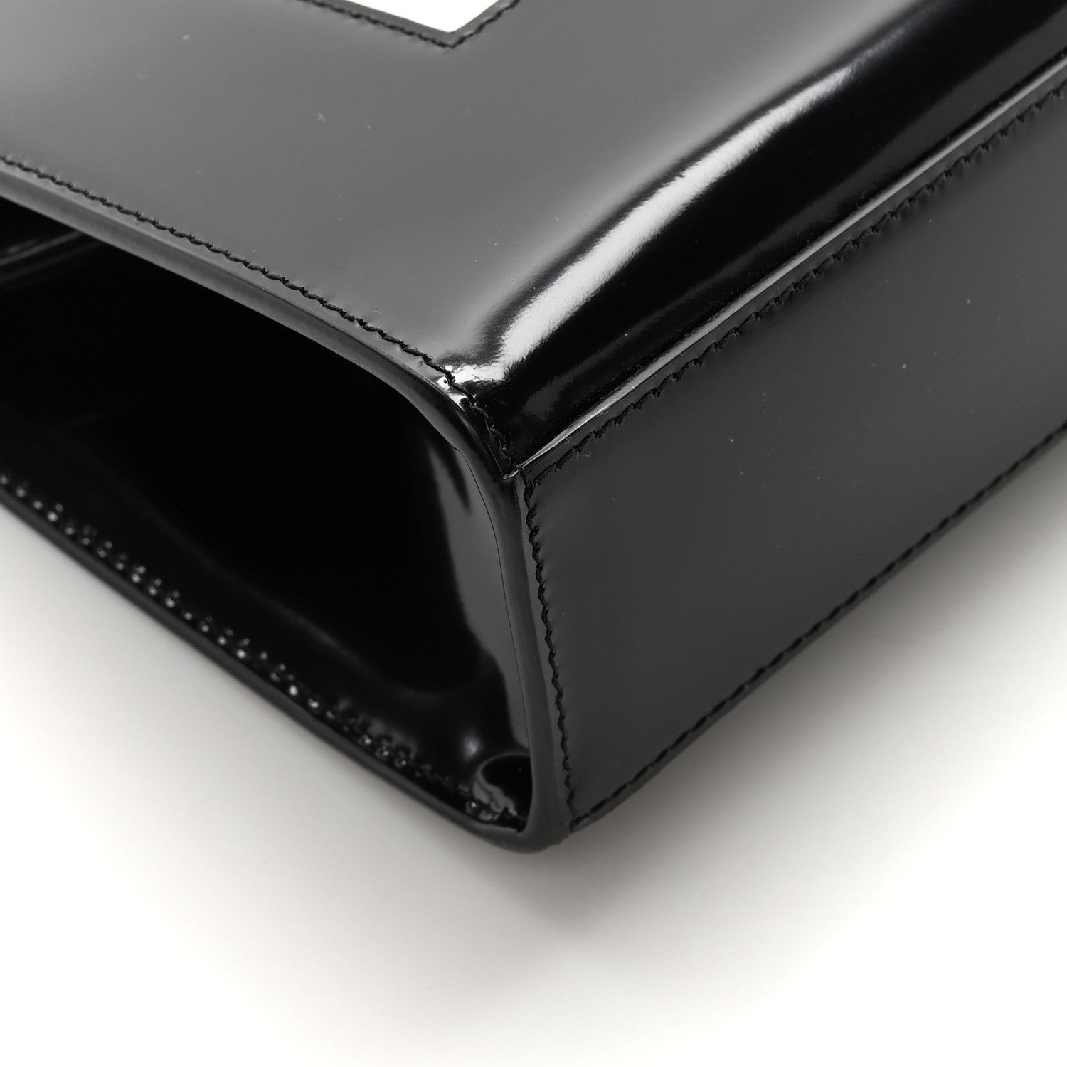 Saint Laurent Nappa Brushed Calfskin Large Le Ann-Marie Alabastro Black 8 of 9