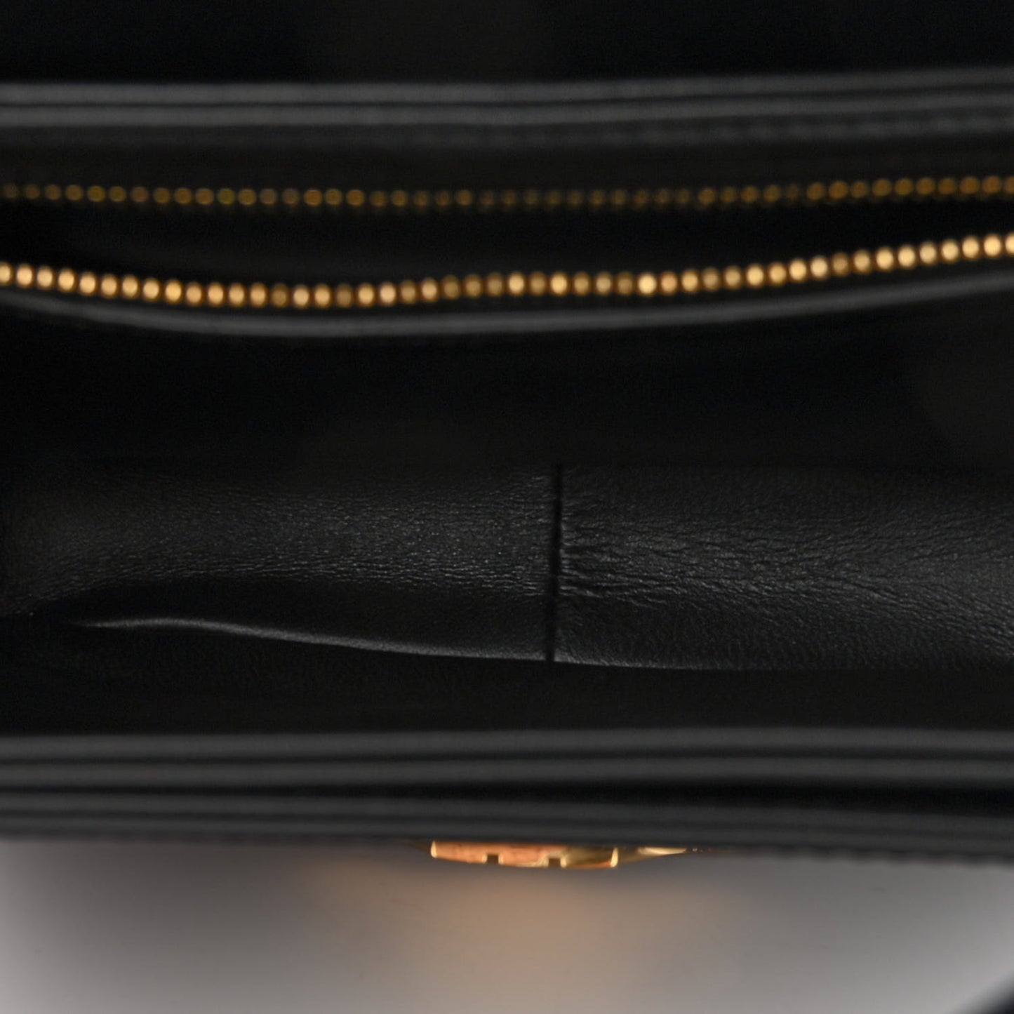 Shiny Calfskin Teen Triomphe Black