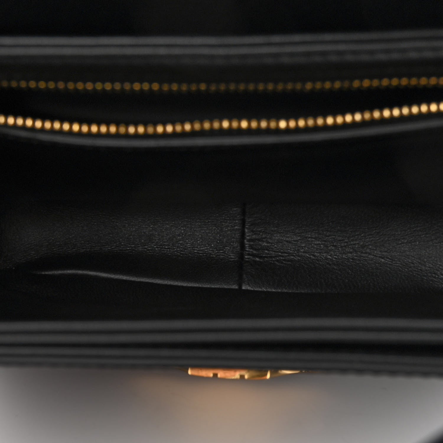 Celine Shiny Calfskin Teen Triomphe Black 5 of 10