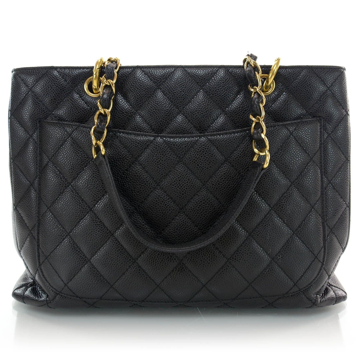 Chanel Caviar Grand Shopping Tote GST Black 3 of 10