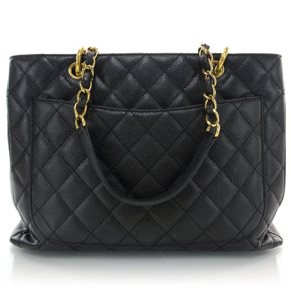 Chanel Caviar Grand Shopping Tote GST Black 3 of 10
