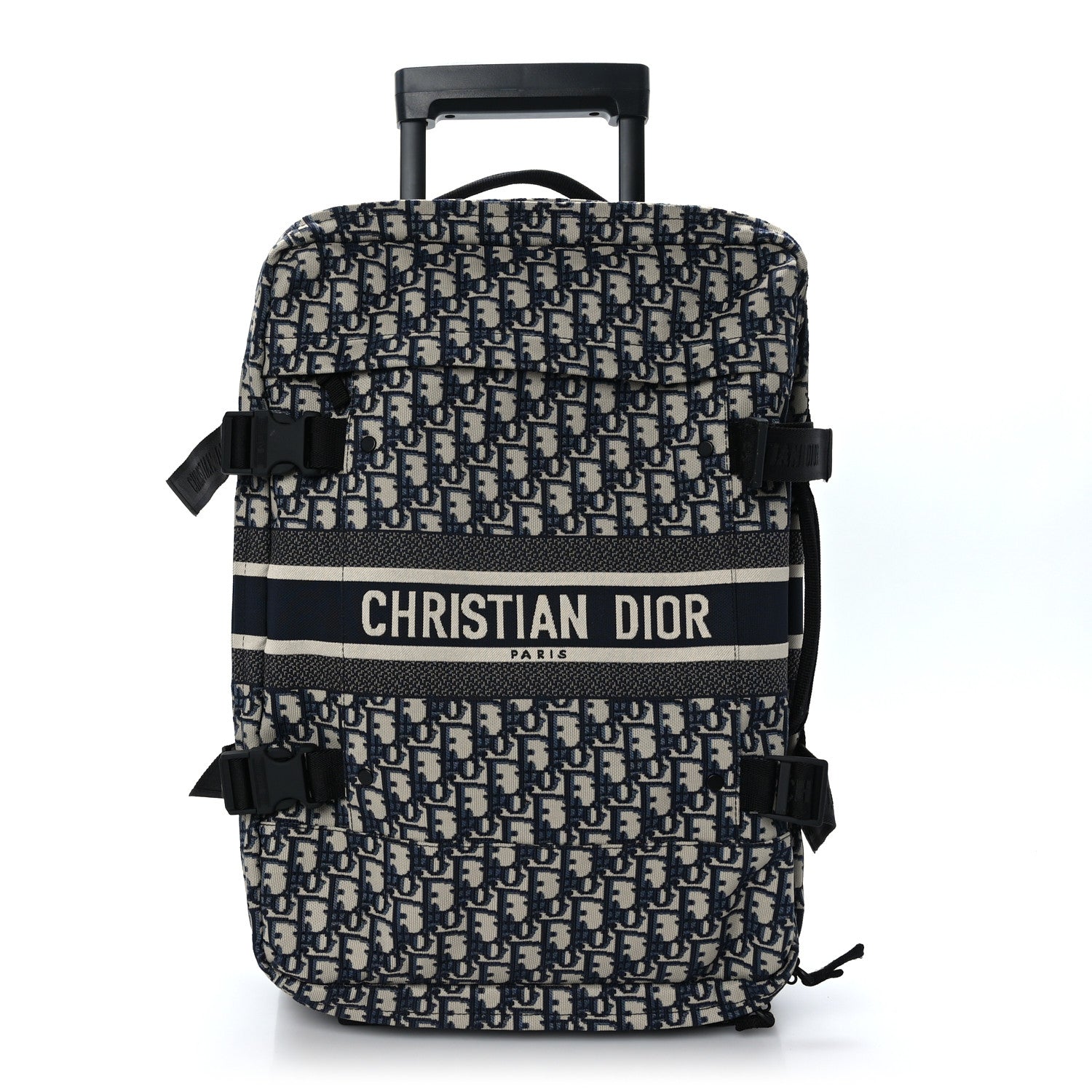 Christian Dior Oblique Small Diortravel Suitcase Blue 1 of 7