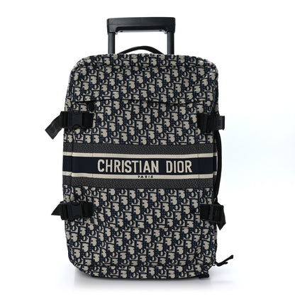 Christian Dior Oblique Small Diortravel Suitcase Blue 1 of 7