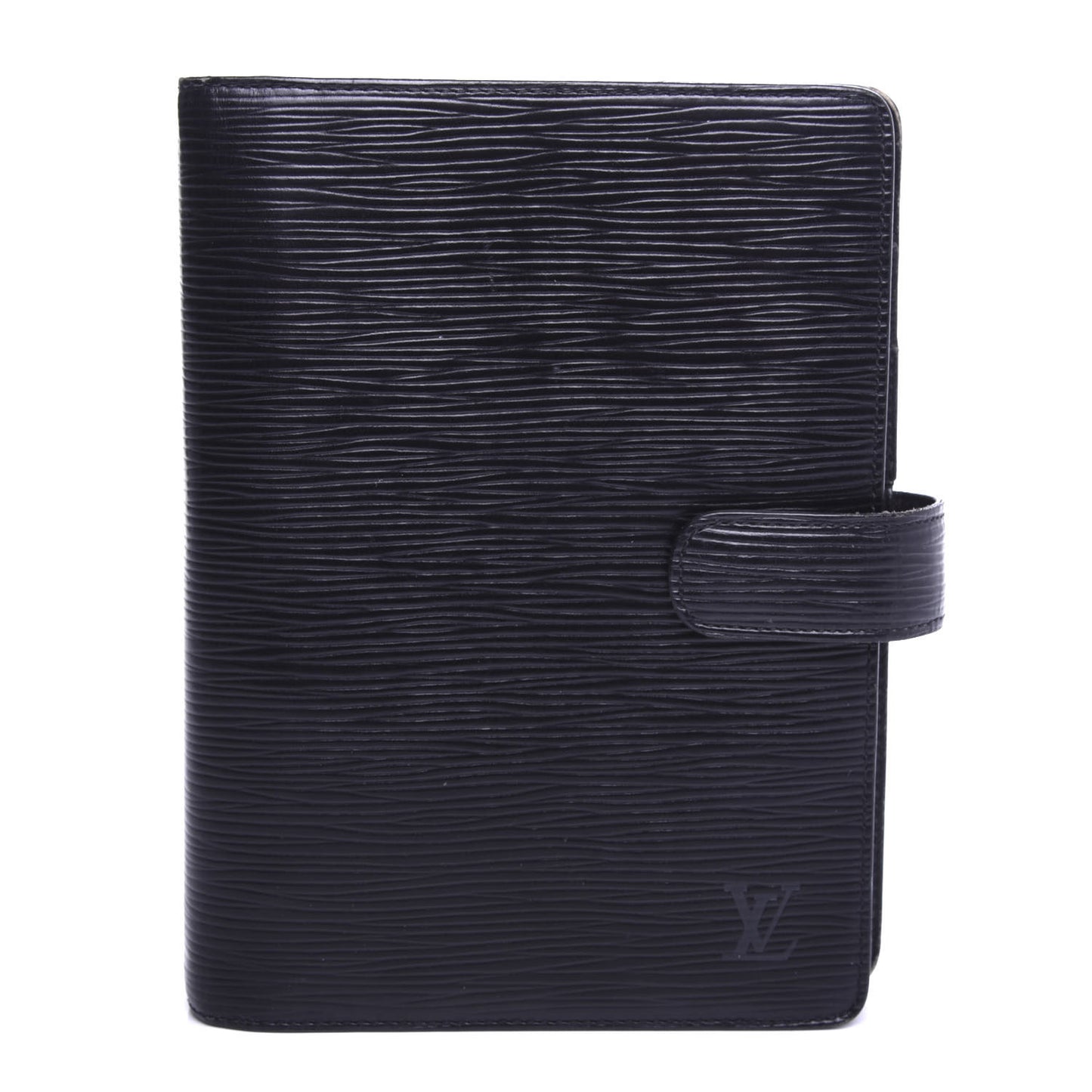 Epi Medium Ring Agenda Cover Black