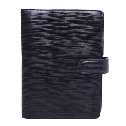 Louis Vuitton Epi Medium Ring Agenda Cover Black 1 of 8