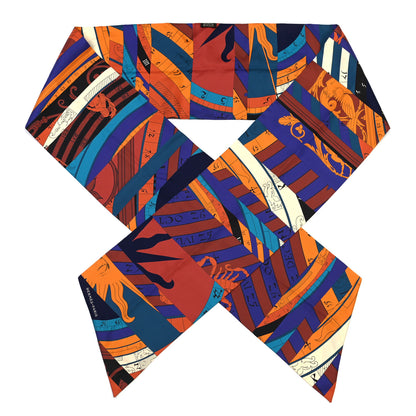 Hermes Silk Astrologie Nouvelle Maxi Twilly 1 of 4