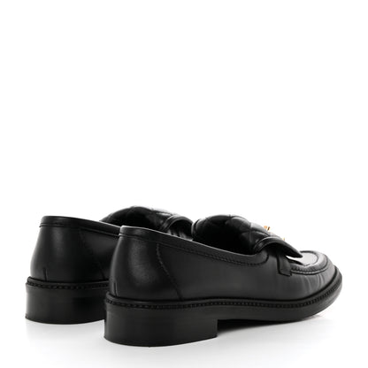 Chanel Lambskin Quilted CC Turnlock Loafers 38.5 Black 4 of 8