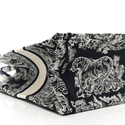 Christian Dior Canvas Embroidered Small Dioriviera Toile De Jouy Book Blue 9 of 10