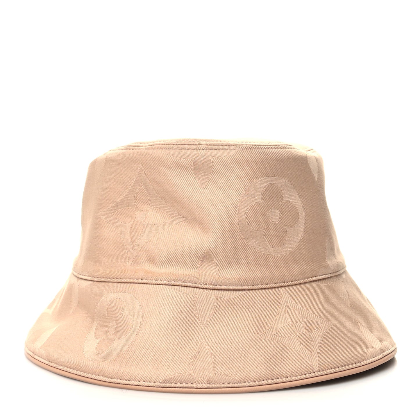 Monogram Flower Tile Hat Beige