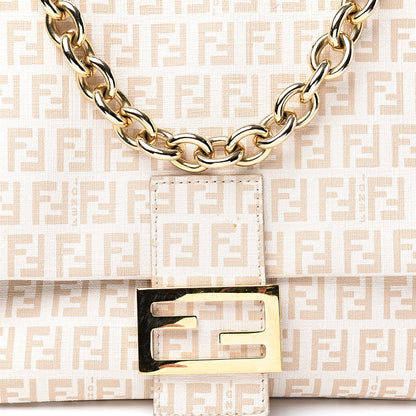 Fendi Zucchino Spalmati Forever Mama Baguette Crema Ecru 13 of 13