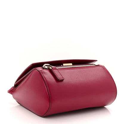Givenchy Textured Calfskin Mini Pandora Box Crossbody Bag Magenta 4 of 12