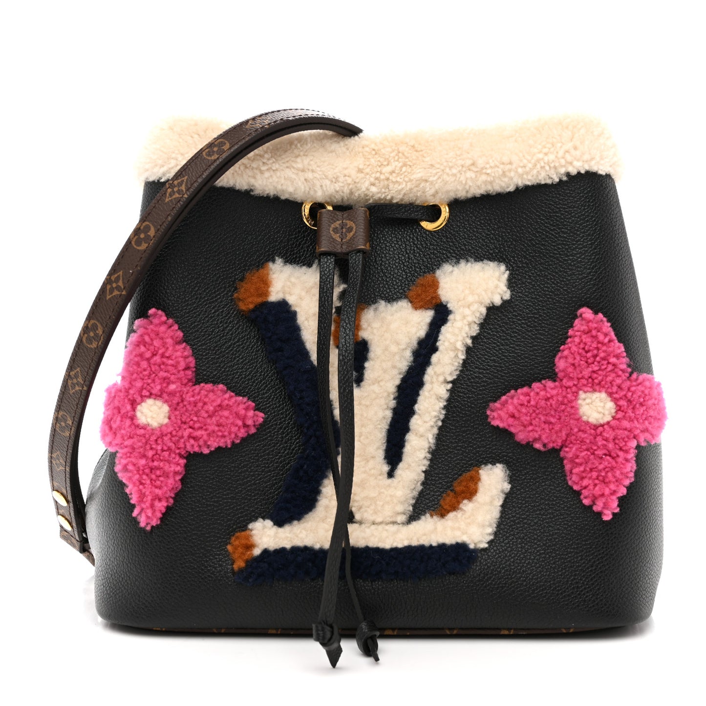 Calfskin Teddy NeoNoe MM Black