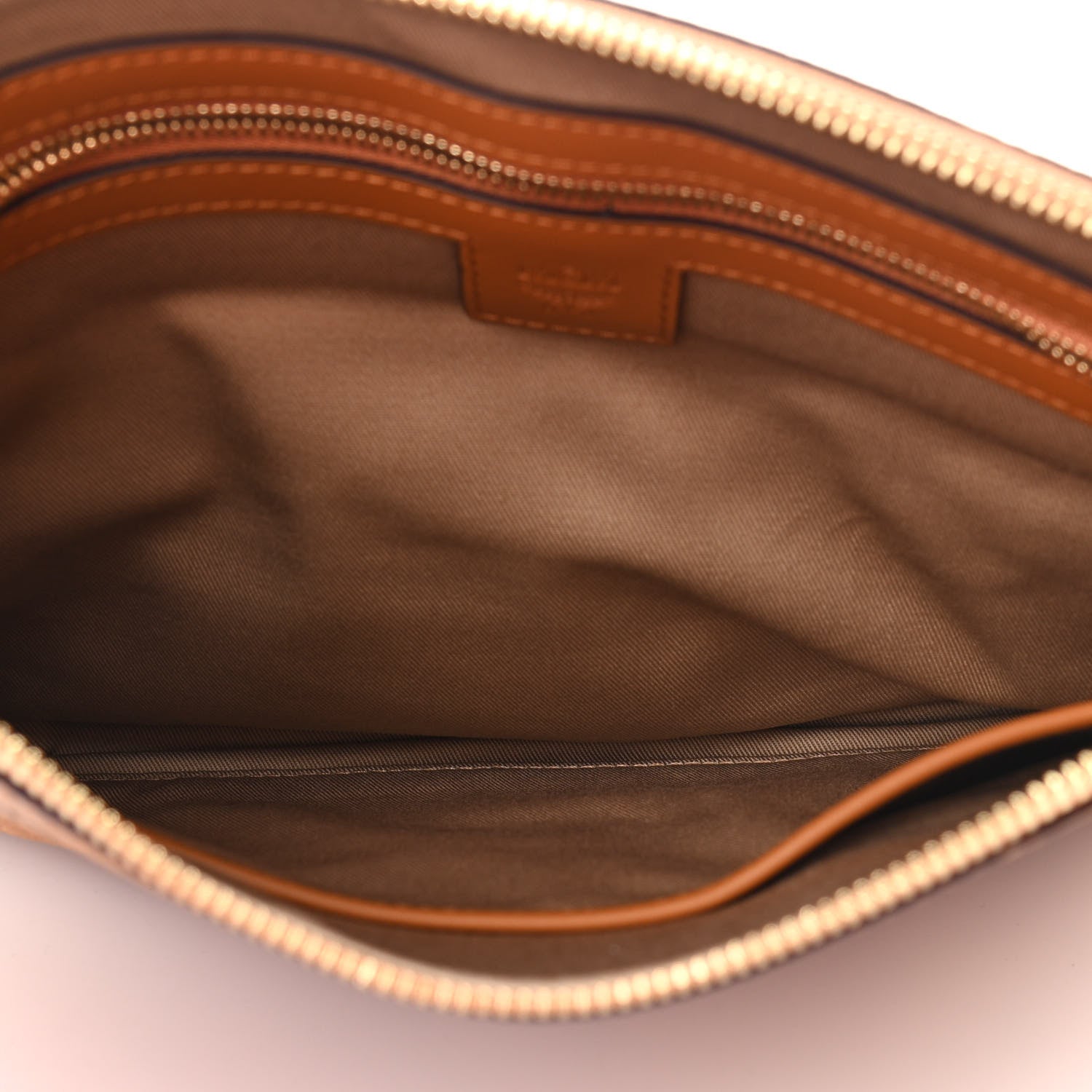 MCM Visetos Original Medium Pouch Cognac 7 of 10