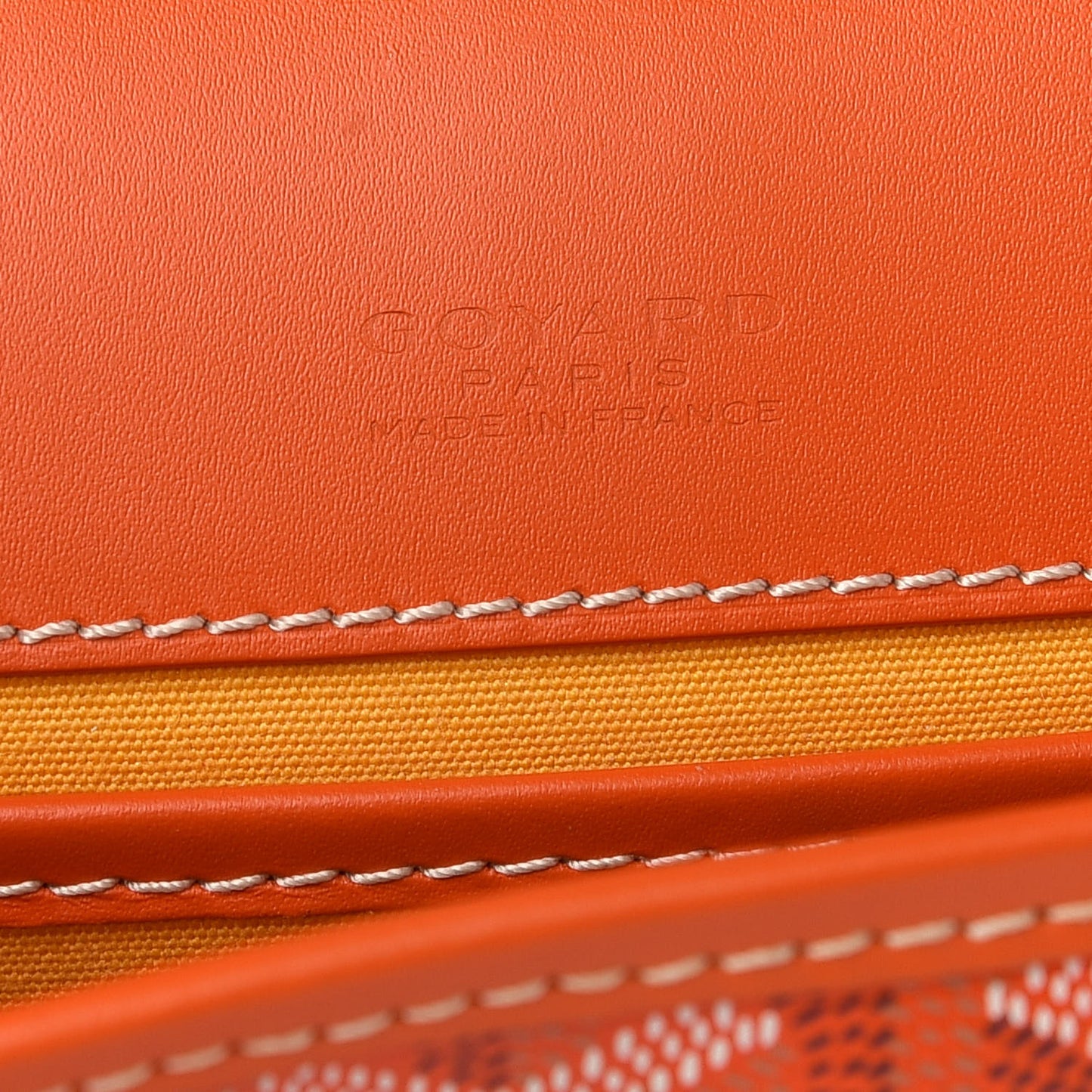 Goyardine Belvedere II PM Messenger Bag Orange