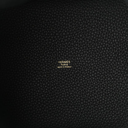 Hermes Taurillon Clemence Picotin Lock 22 MM Black 6 of 10