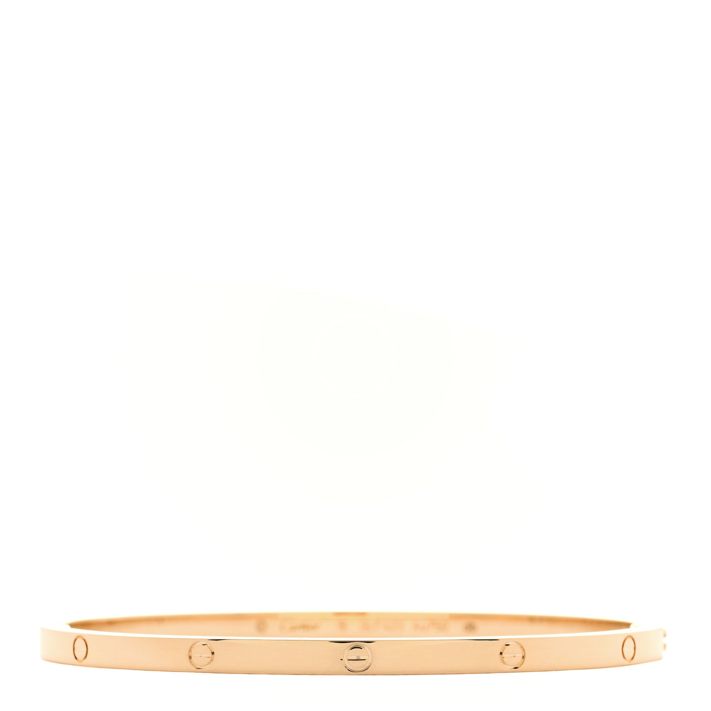 18K Yellow Gold Small LOVE Bracelet 19