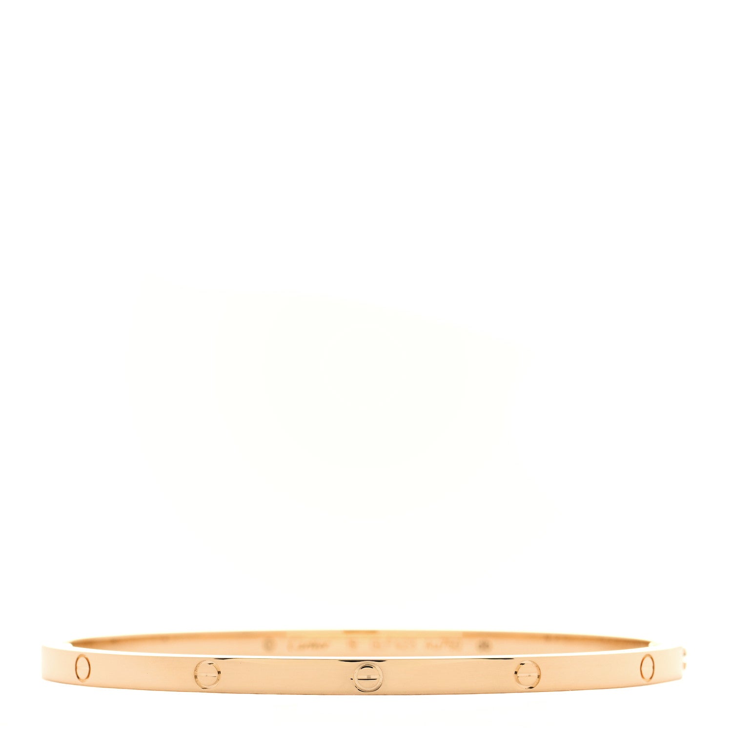 Cartier 18K Yellow Gold Small LOVE Bracelet 19 1 of 7