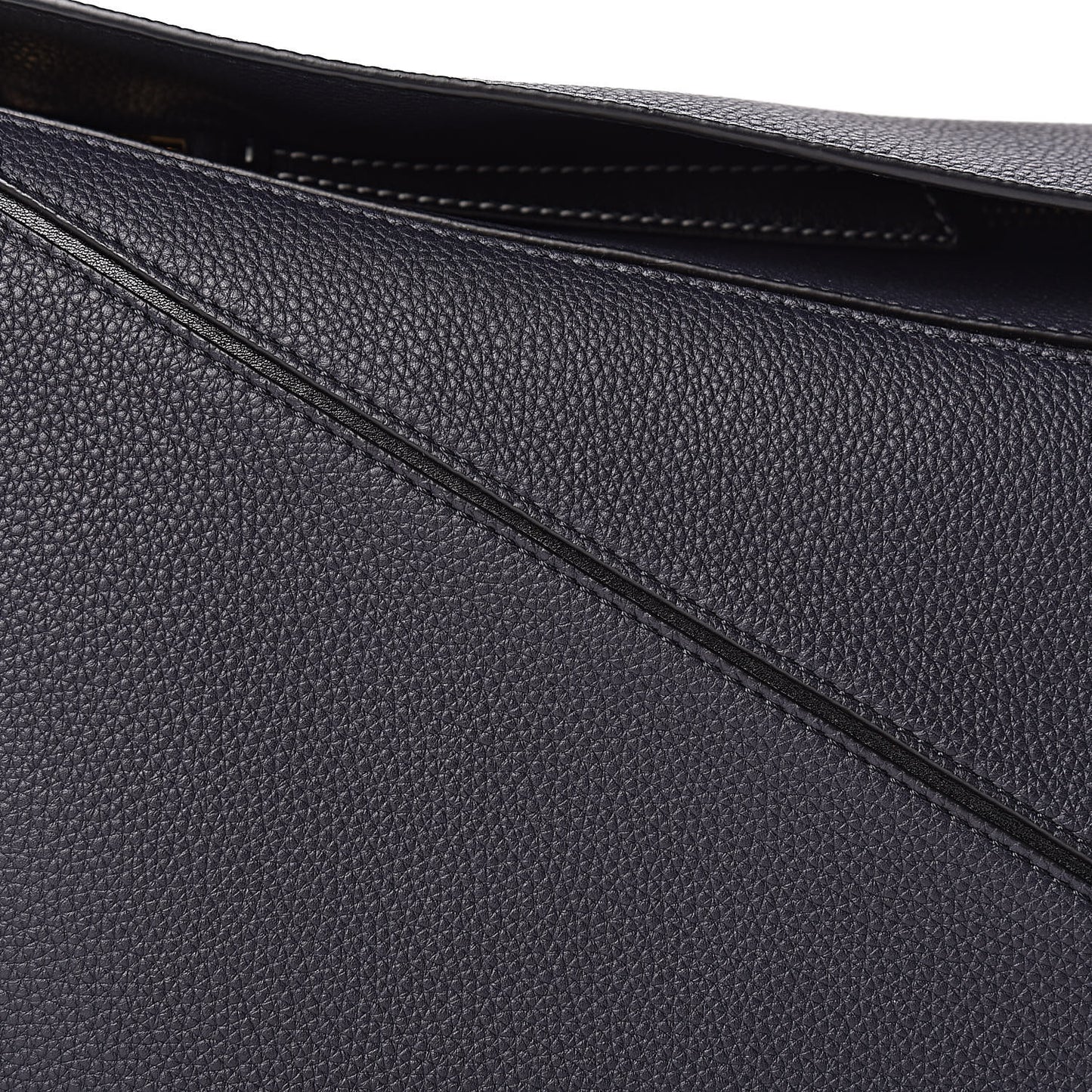 Calfskin Medium Puzzle Bag Midnight Blue Black