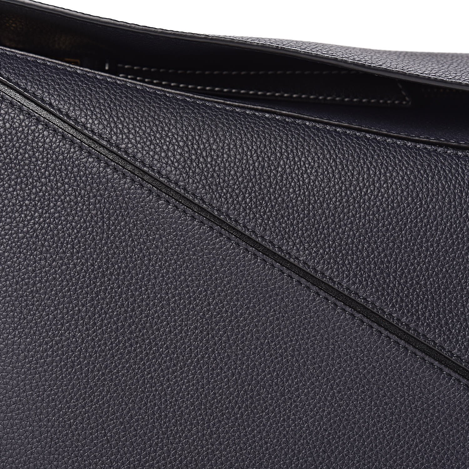 Loewe Calfskin Medium Puzzle Bag Midnight Blue Black 8 of 10