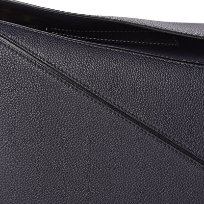 Loewe Calfskin Medium Puzzle Bag Midnight Blue Black 8 of 10