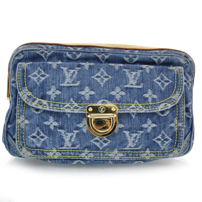 Louis Vuitton Monogram Denim Bum Bag Blue 1 of 7