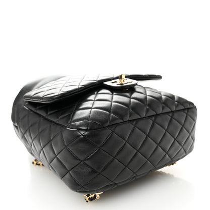 Chanel Lambskin Quilted Large in Seoul Backpack Black 4 of 10