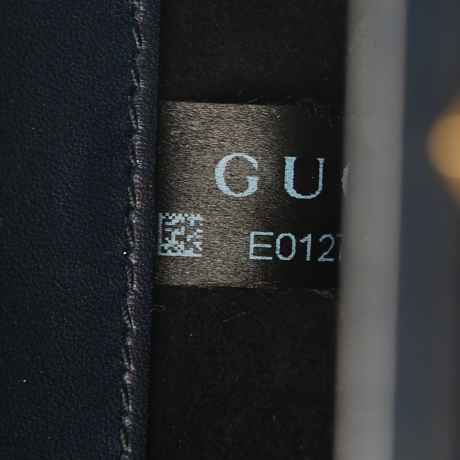 Gucci Calfskin Large Lady Stirrup Top Handle Dark Blue 6 of 10
