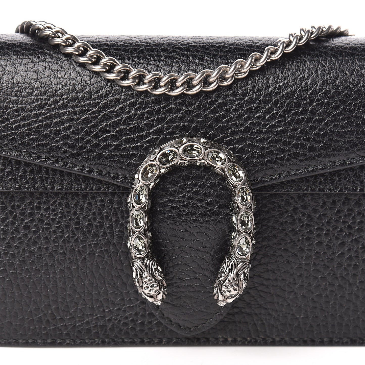 Calfskin Super Mini Dionysus Shoulder Bag Black