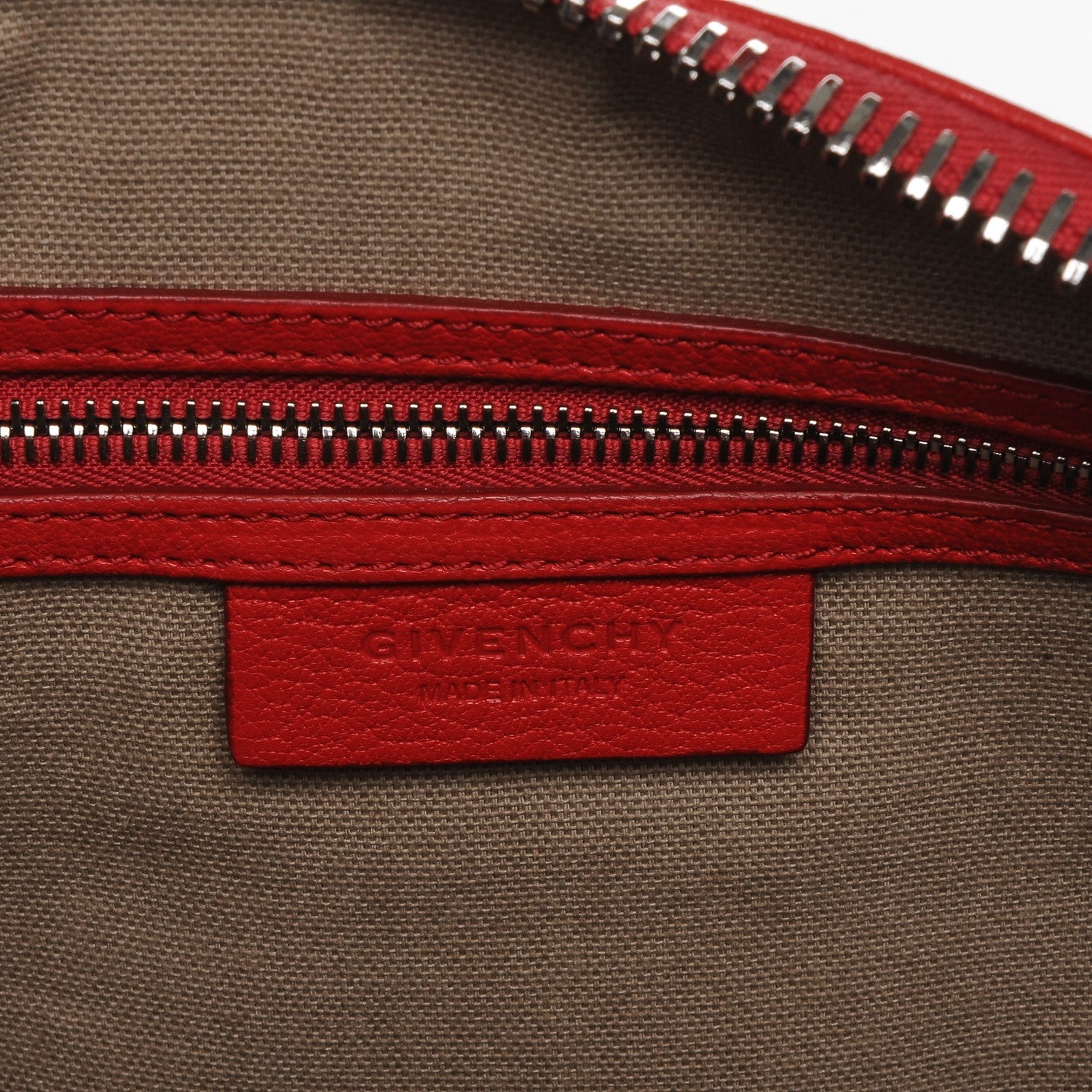 Givenchy Sugar Goatskin Medium Antigona Red 5 of 7