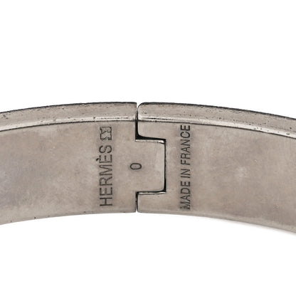 Hermes Enamel Narrow Clic Clac H Bracelet PM Black 4 of 4