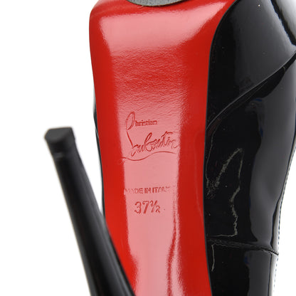 Christian Louboutin Patent Dirditta 130 Platform Pumps 37.5 Black 7 of 17