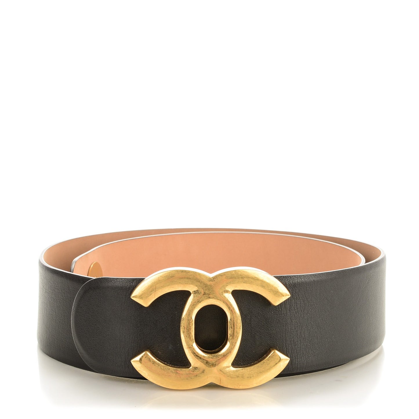 Calfskin CC Belt 95 38 Black