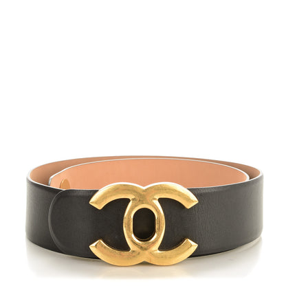 Chanel Calfskin CC Belt 95 38 Black 1 of 7