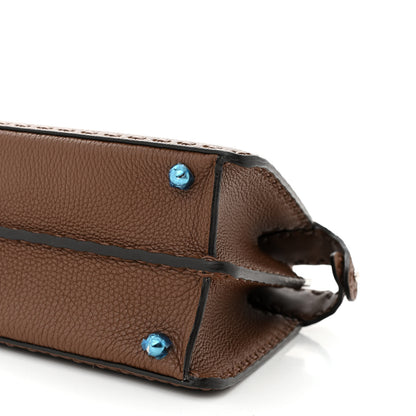 Fendi Cuoio Romano Selleria Chamois Small Peekaboo I SEE U Satchel Mou 9 of 10