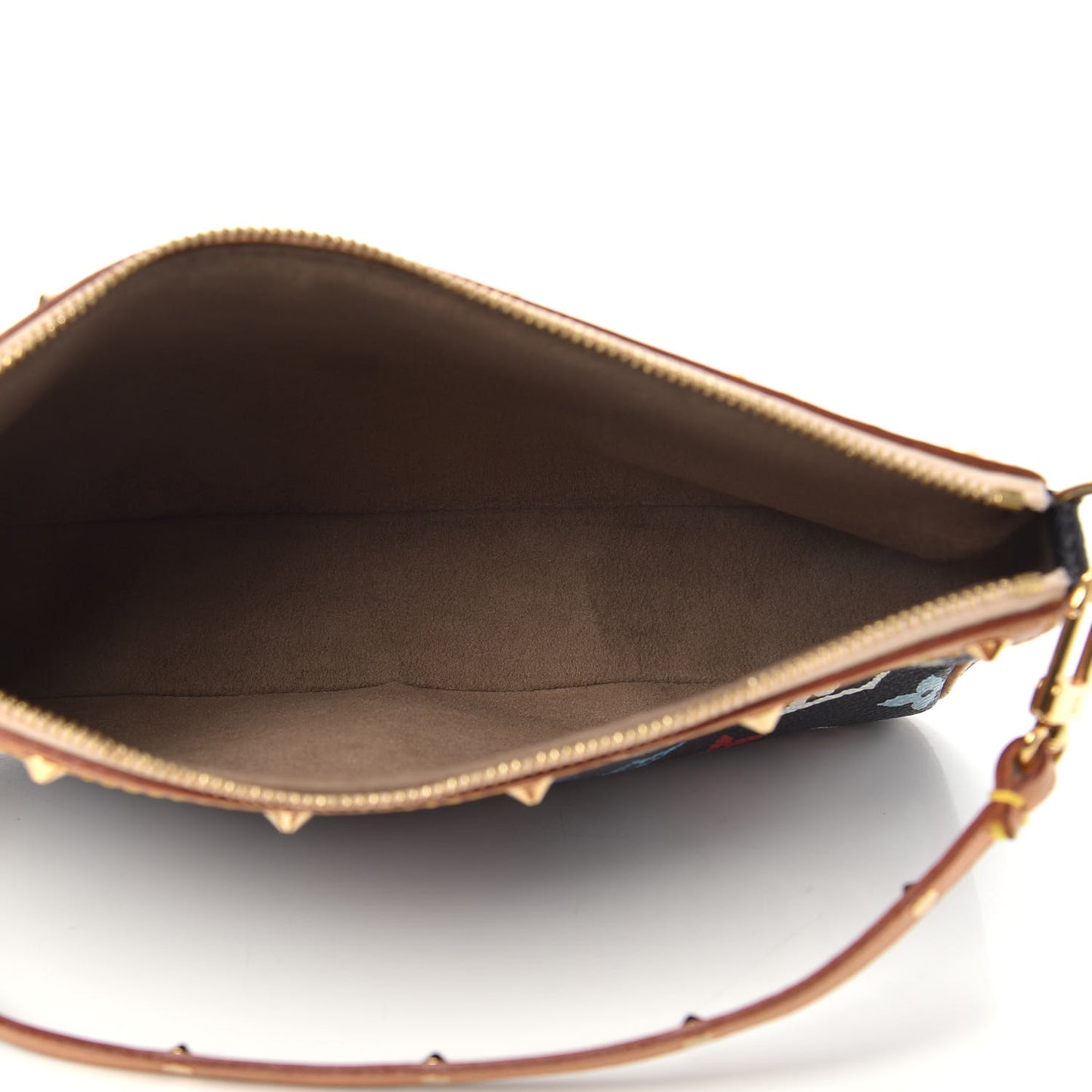 Monogram Multicolor Pochette Accessories Black
