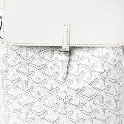 Goyard Goyardine Calfskin Mini Alpin Backpack White 7 of 9