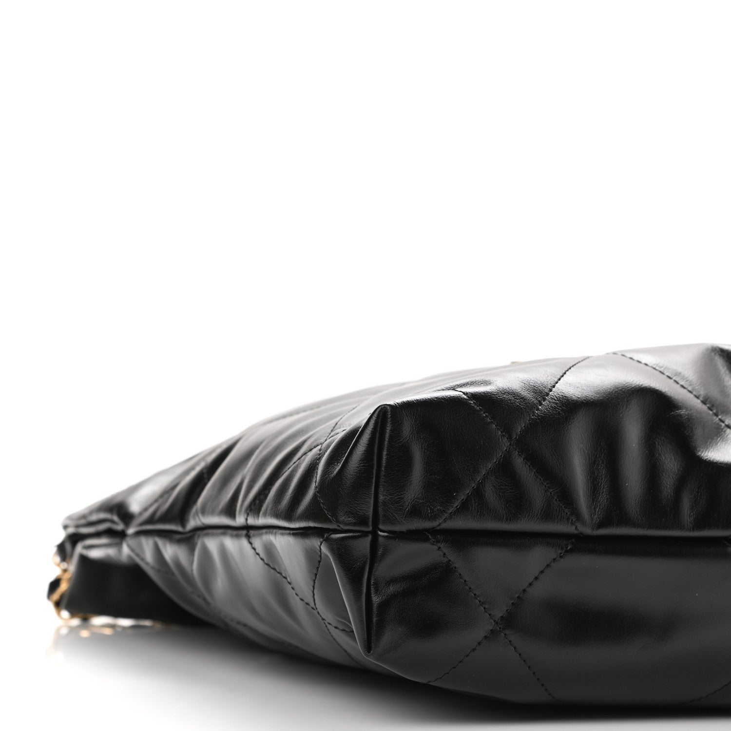 Chanel Shiny Calfskin Quilted Small Chanel 22 Black 10 of 11