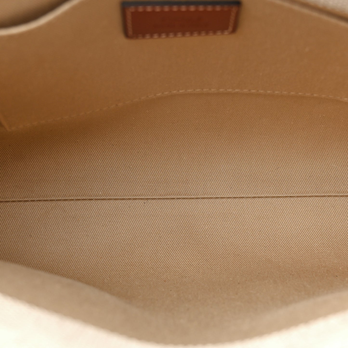 Cotton Calfskin Small Woody Ribbon Tote With Strap White Brown