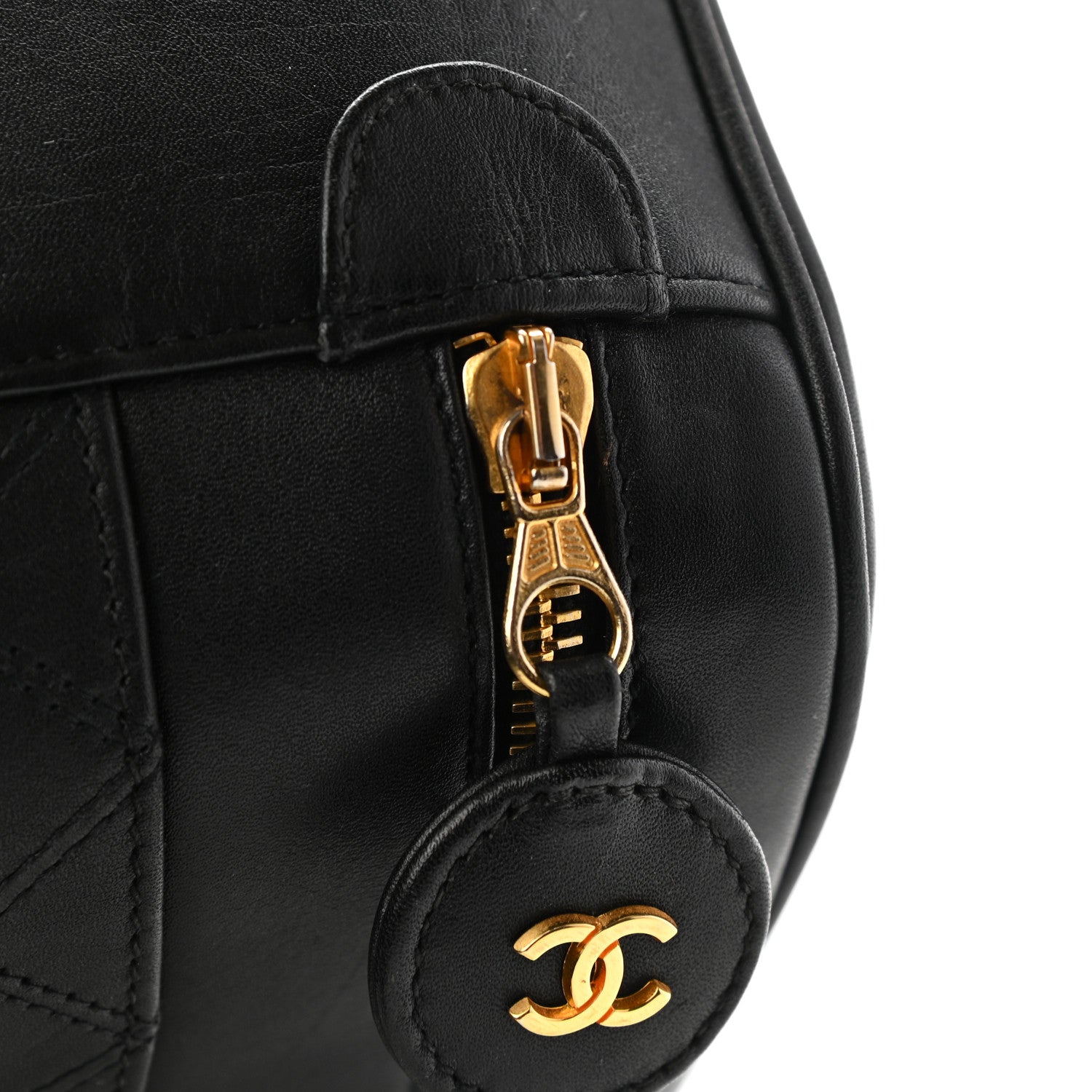 Chanel Lambskin Vanity Cosmetic Case Black 11 of 12